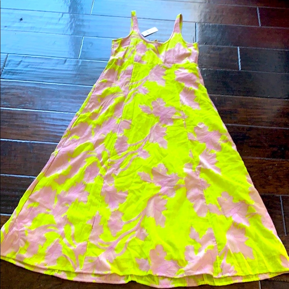 Anthropologie Akemi + Kin Citron Slip maxi Dress